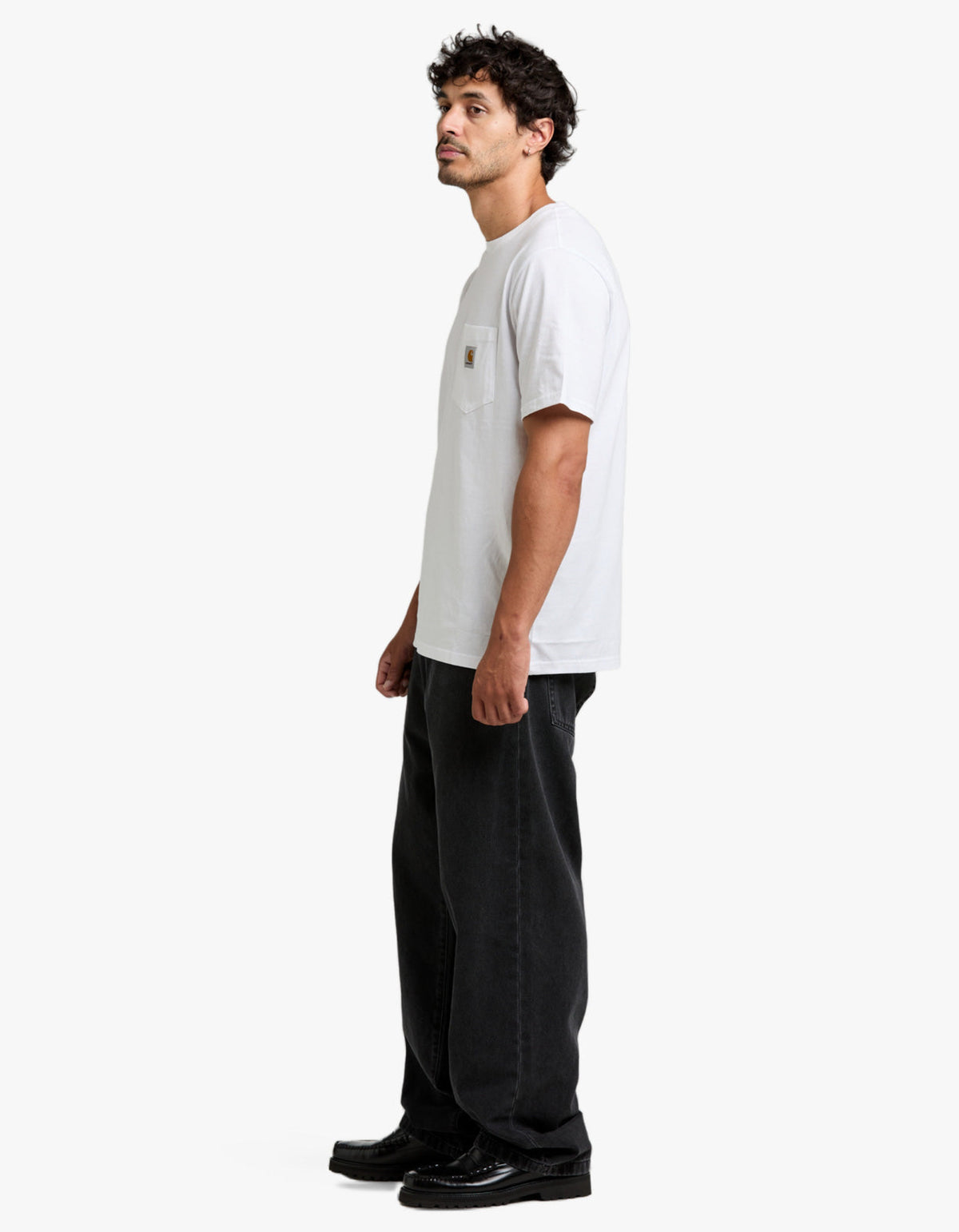 Landon Pant - Black (Stone Washed)