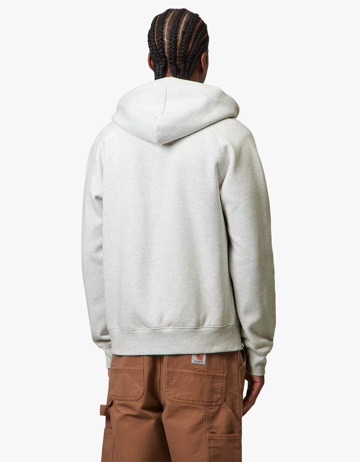 Hooded Chase Jacket - Ash Heather/Gold