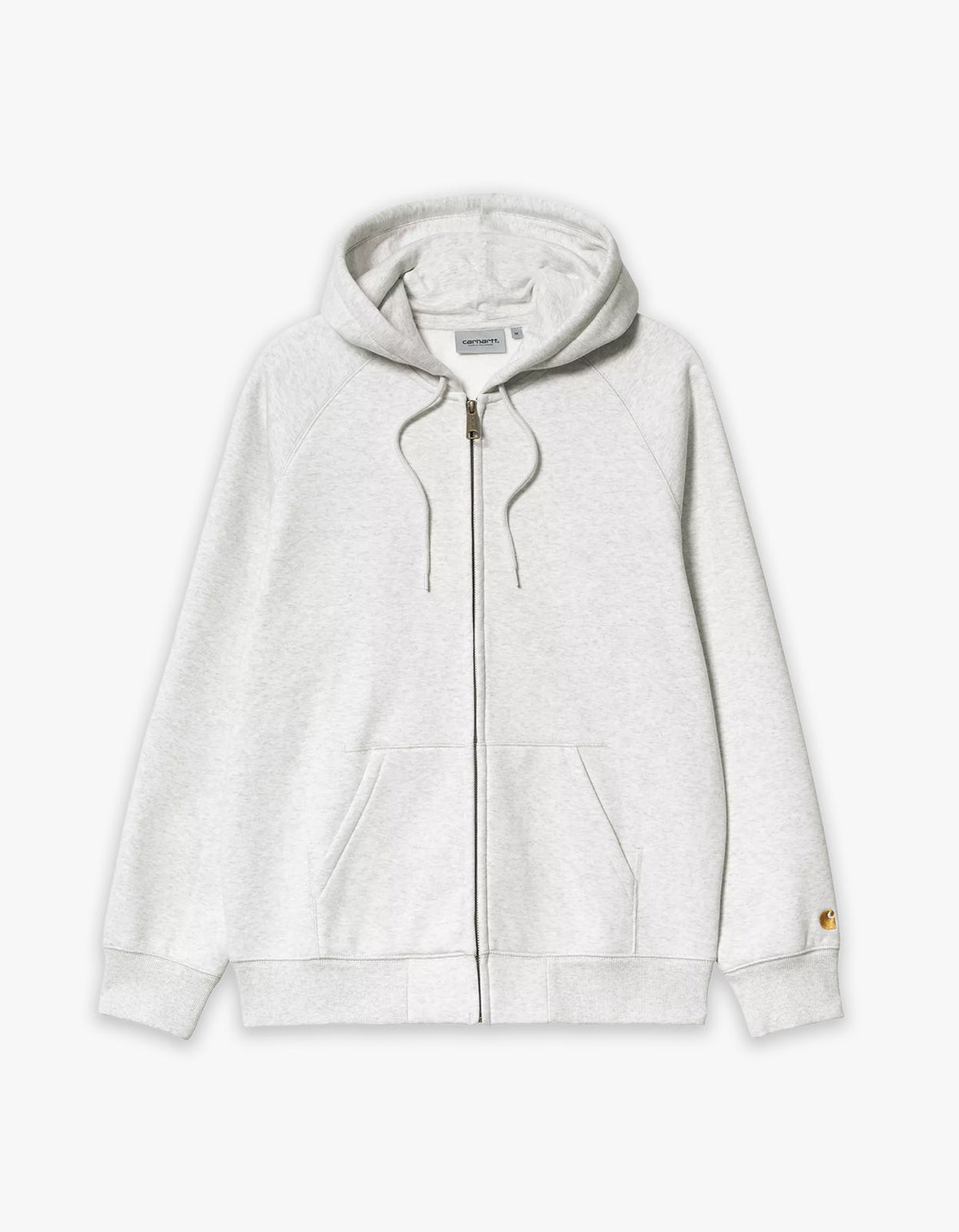 Hooded Chase Jacket - Ash Heather/Gold
