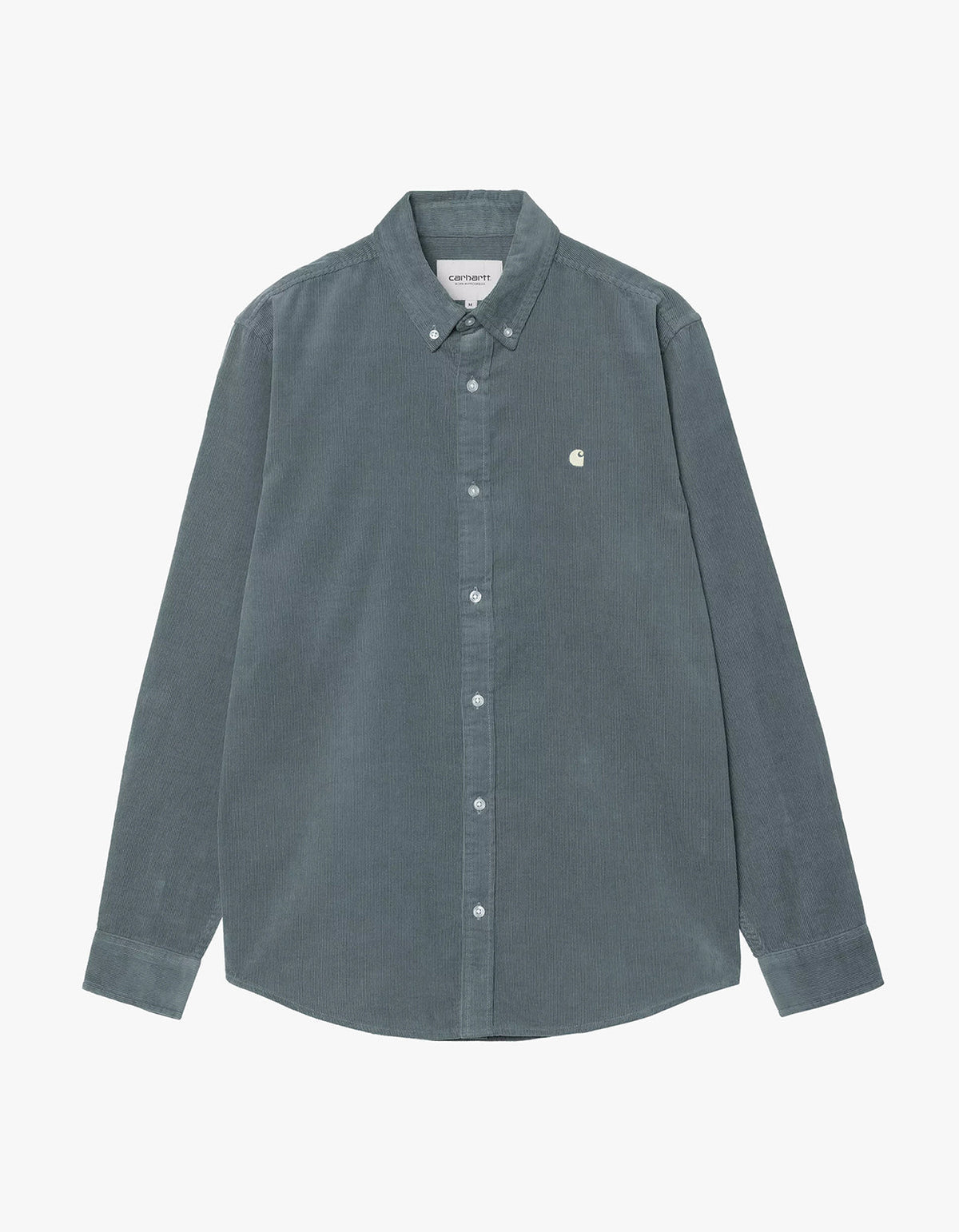 L/S Madison Fine Cord Shirt - Cozy Blue/Wax