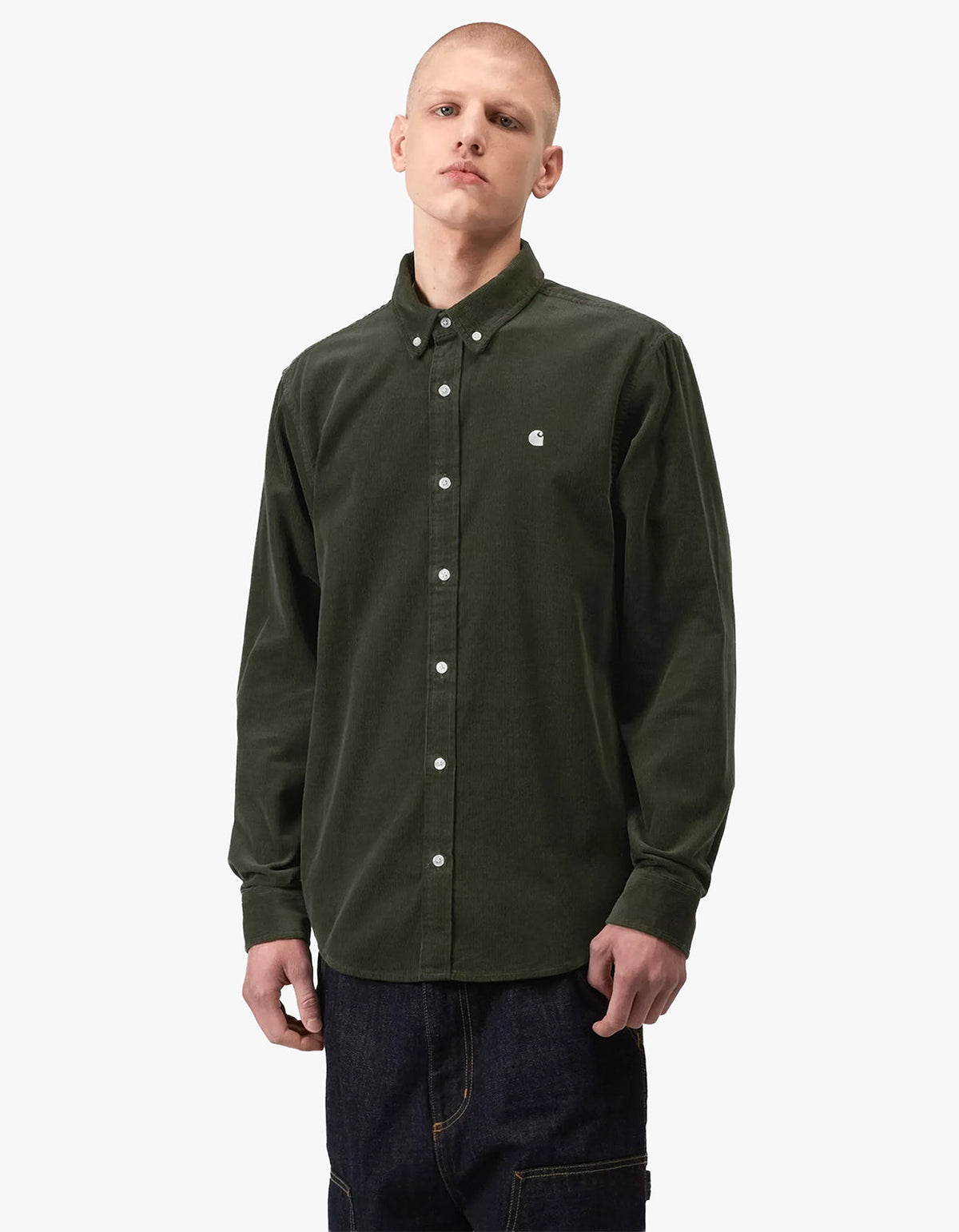L/S Madison Fine Cord Shirt - Opuntia/Wax