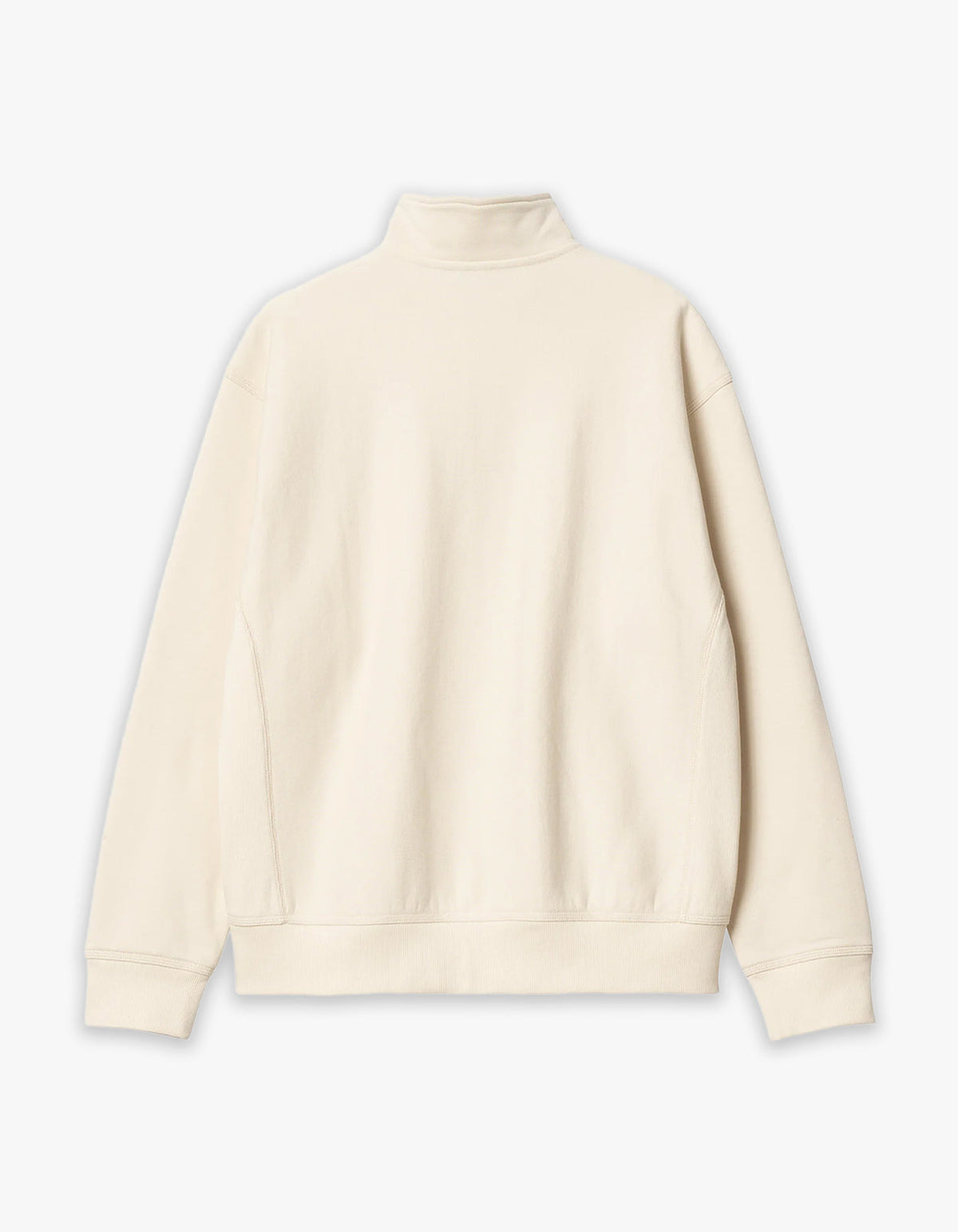 Half Zip American Script Sweat - Natural
