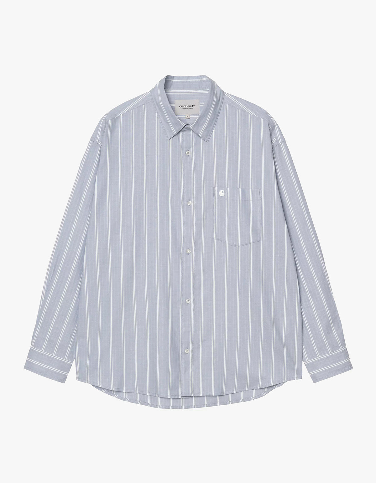 L/S Beale Shirt - Beale Stripe, Gentle Blue/White