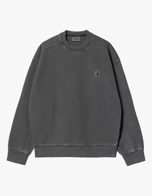 Nelson Sweat - Black Garment Dyed