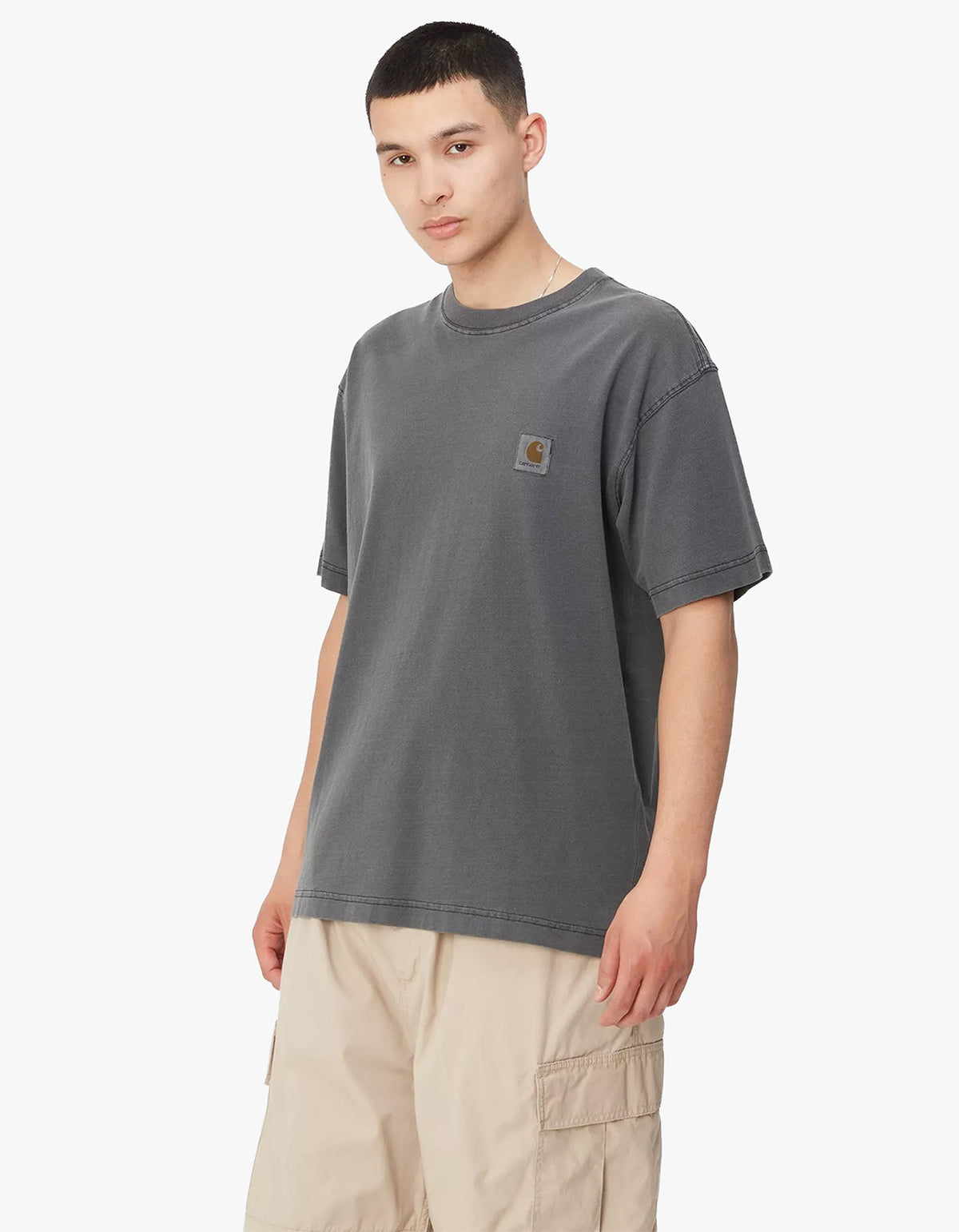 S/S Nelson T Shirt - Black (Garment Dyed)