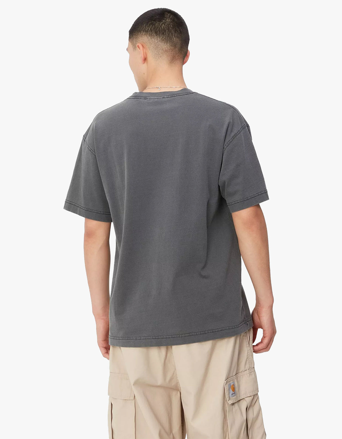 S/S Nelson T Shirt - Black (Garment Dyed)