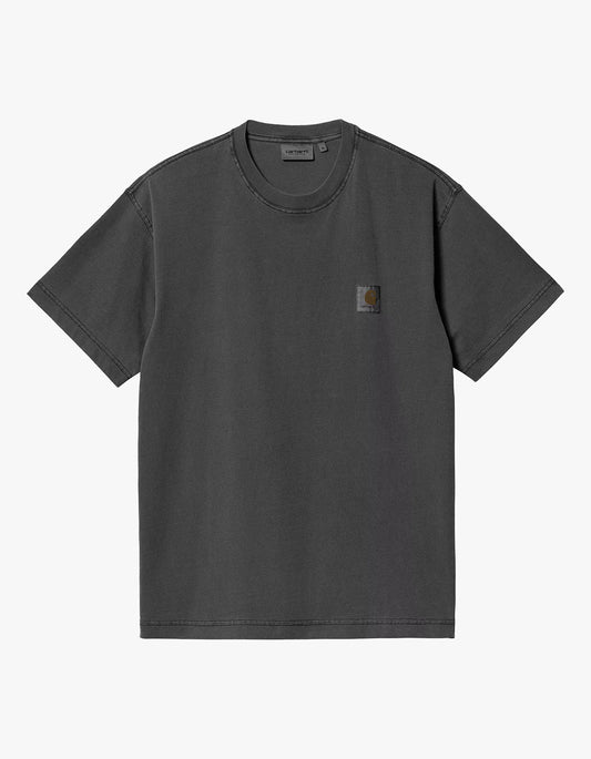 S/S Nelson T Shirt - Black (Garment Dyed)