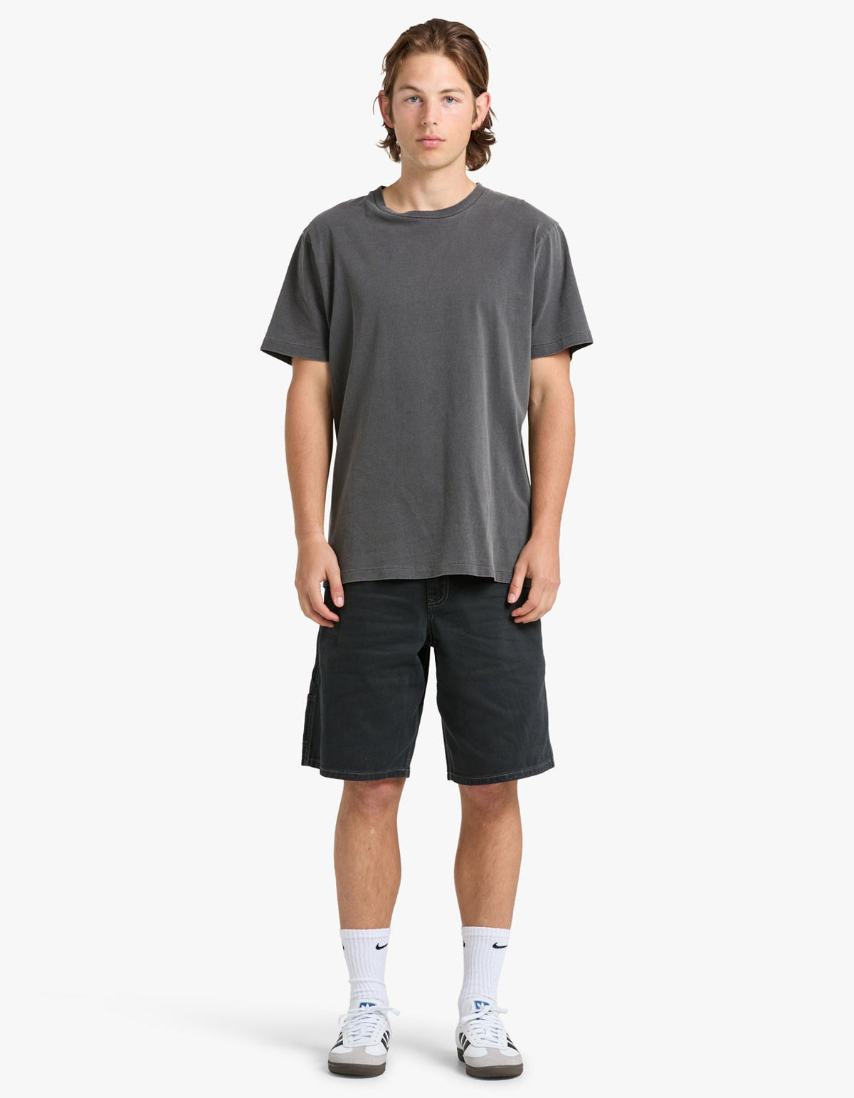 Mens Carpenter Shorts - Vintage Black