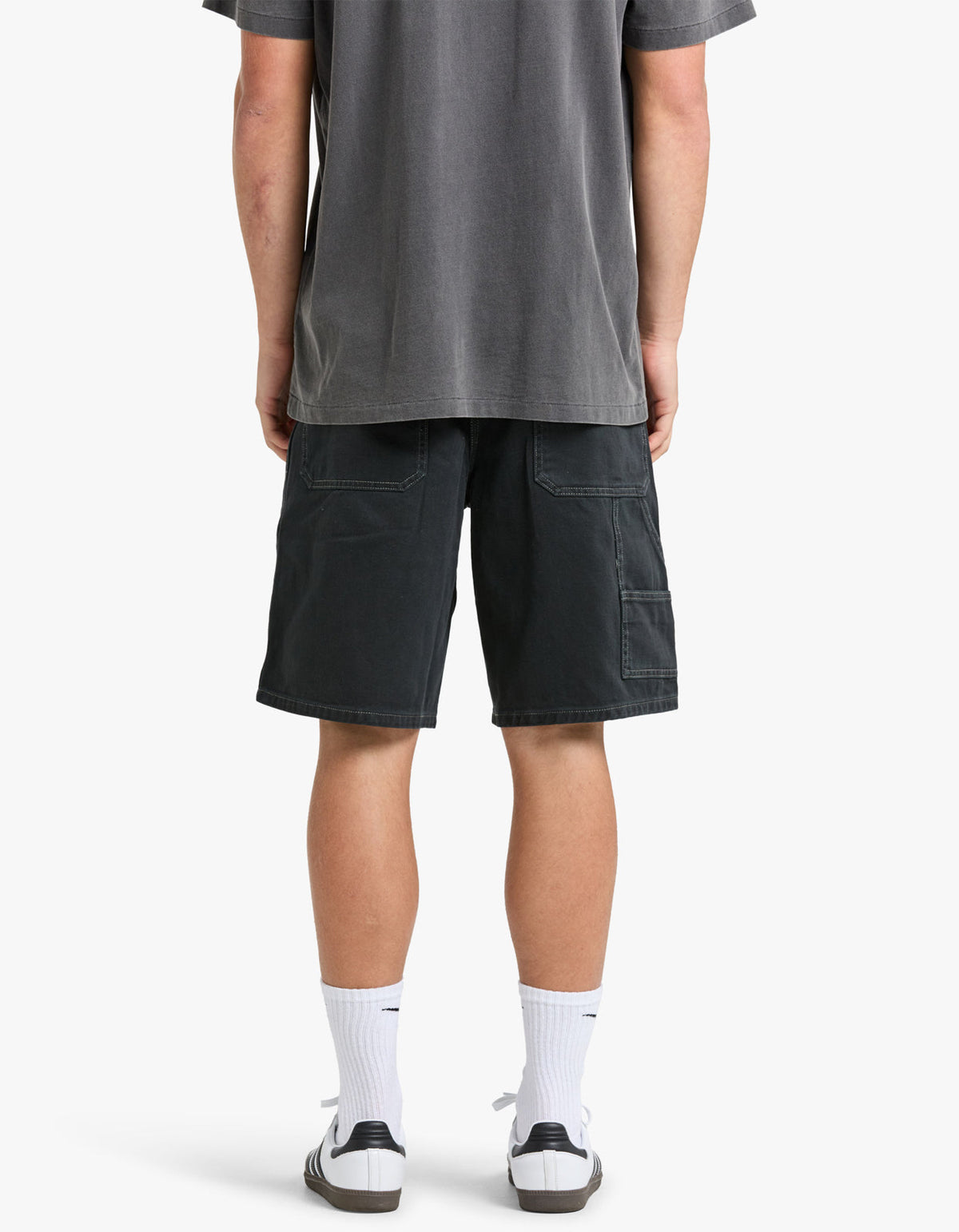 Mens Carpenter Shorts - Vintage Black