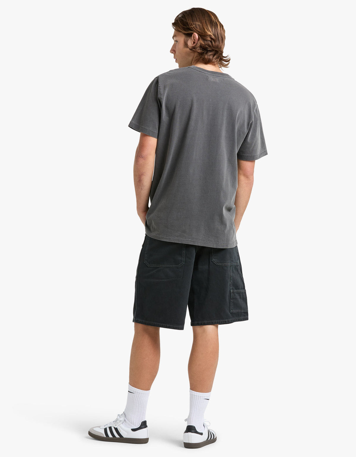 Mens Carpenter Shorts - Vintage Black