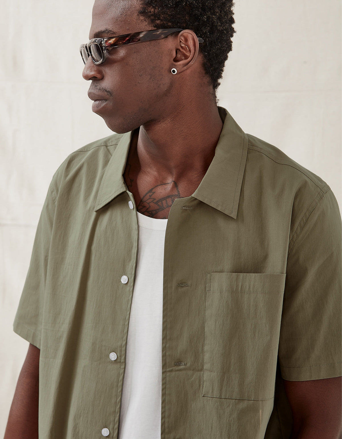 Mens Campus S/S Shirt - Dune