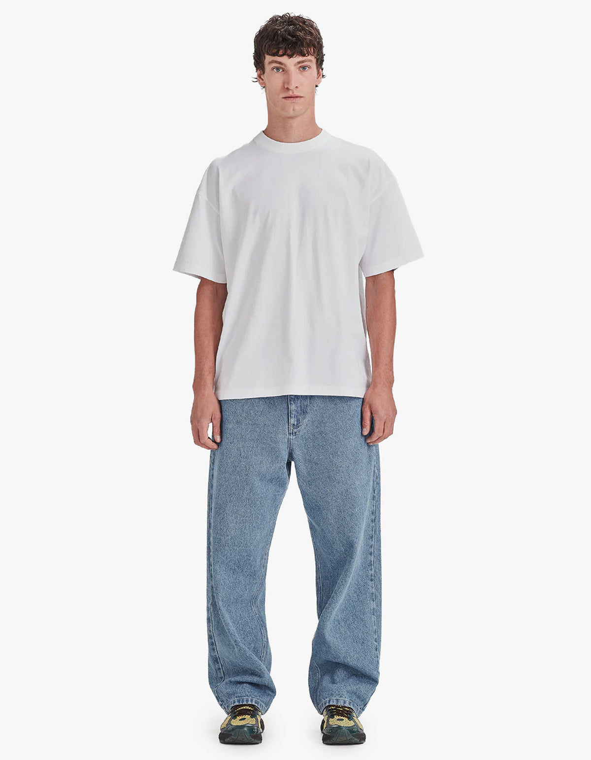 Mens Relaxed Jean - Mid Blue Rinse