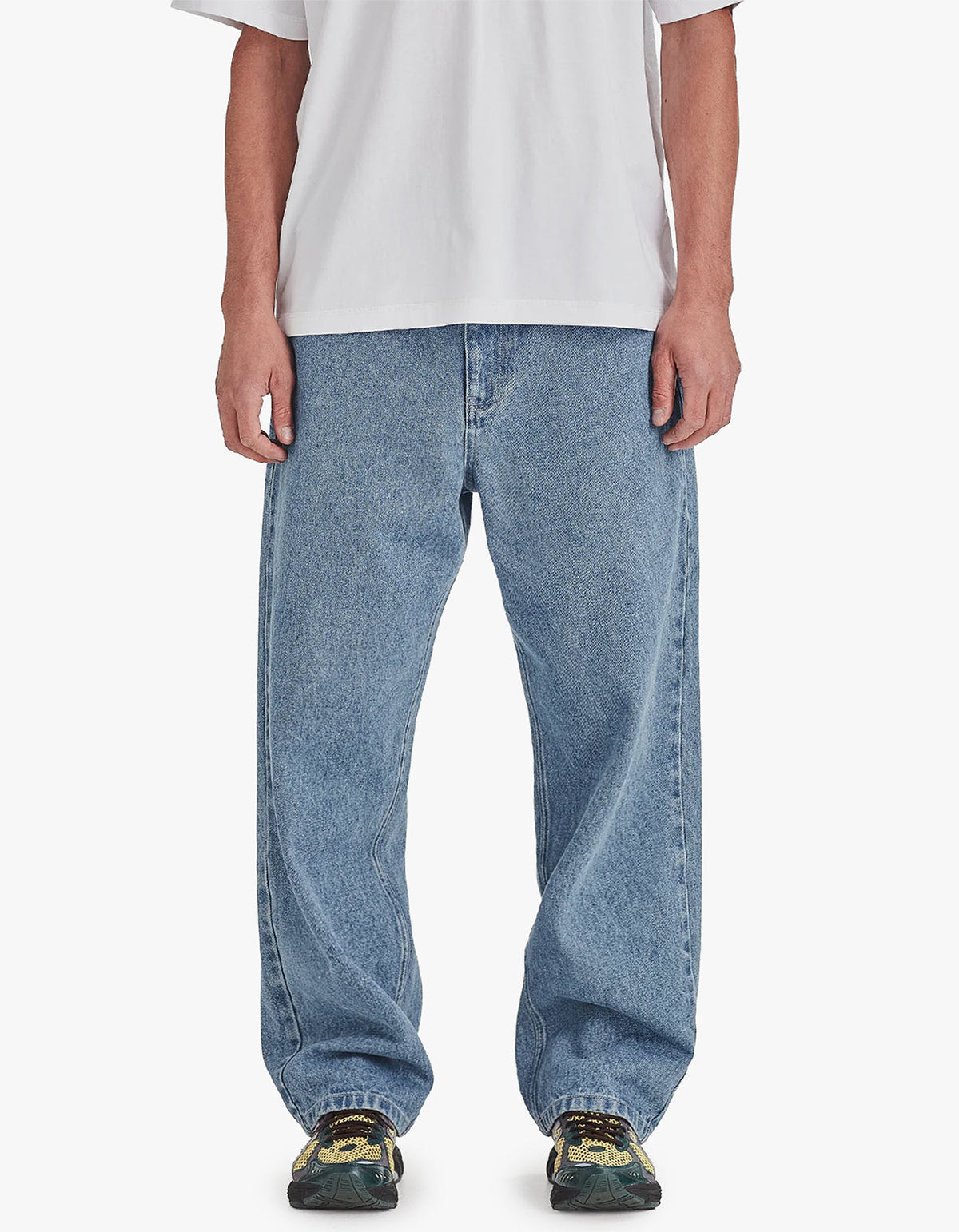 Mens Relaxed Jean - Mid Blue Rinse