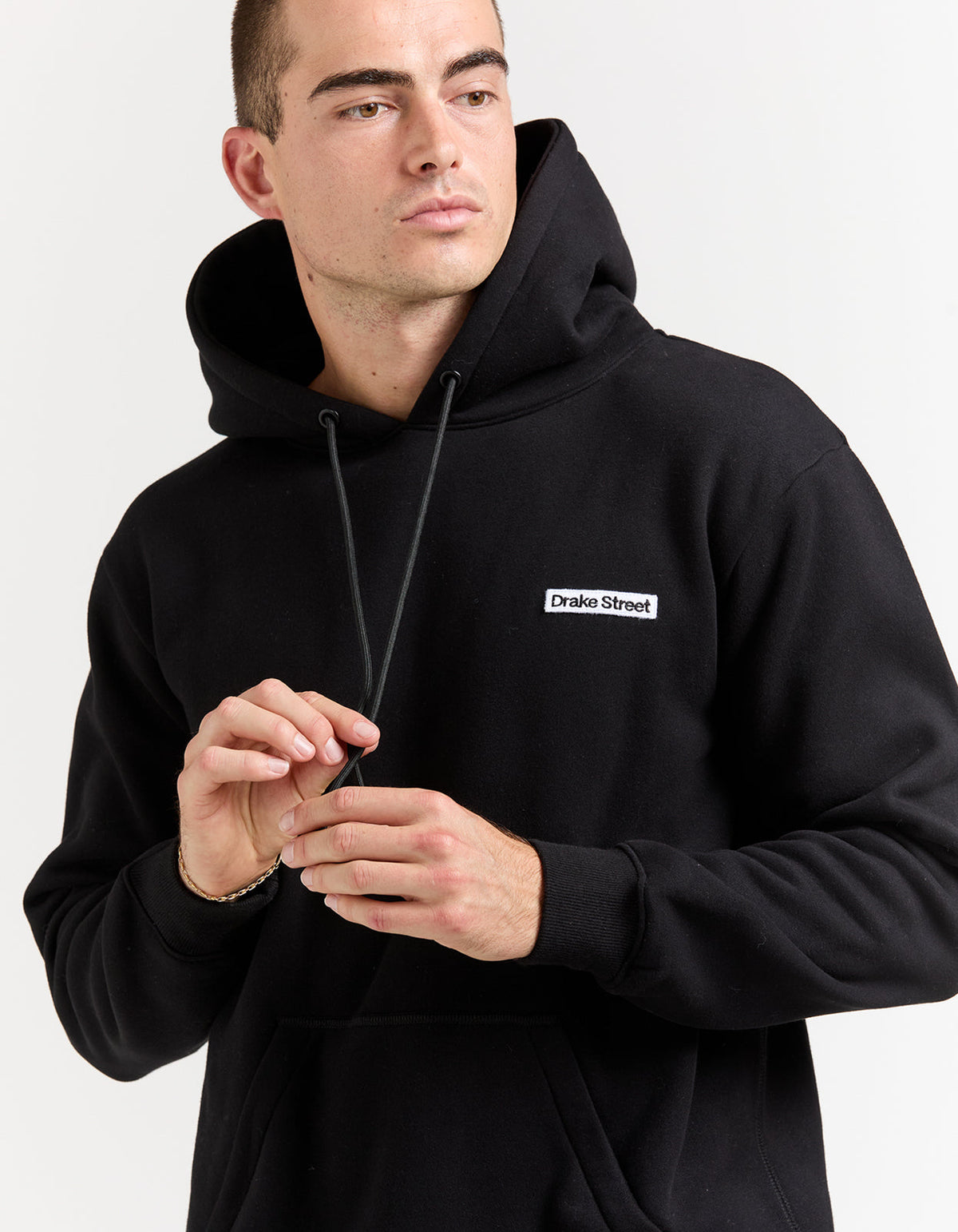 Crossman Hooded Pullover - Black