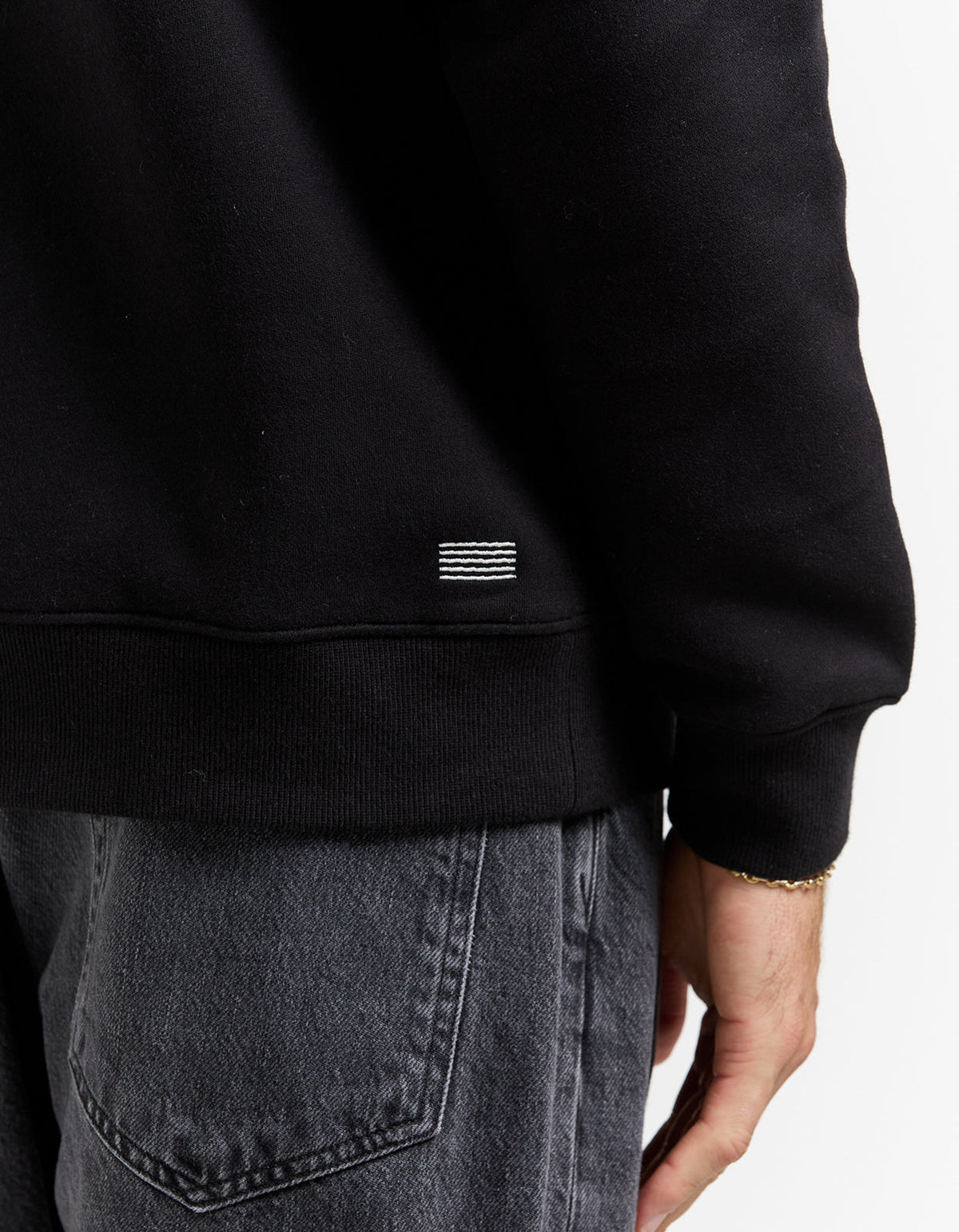 Crossman Hooded Pullover - Black