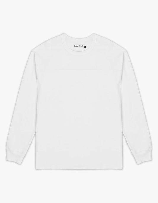 Forza Varsity L/S - White