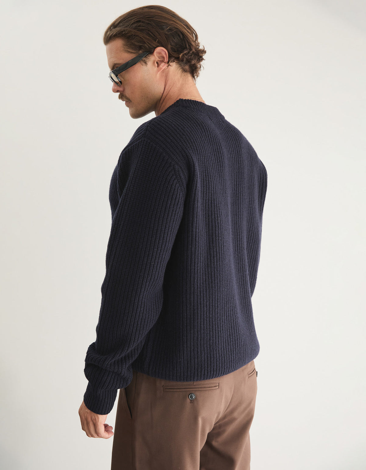 Elroy Crew Knit - Navy