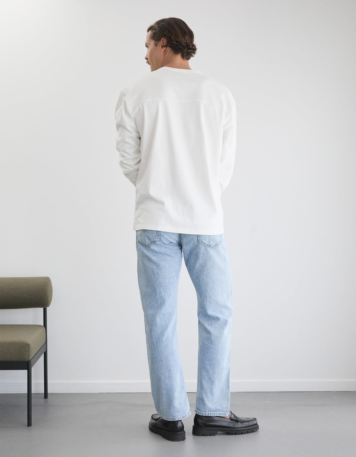 Forza Varsity L/S - White
