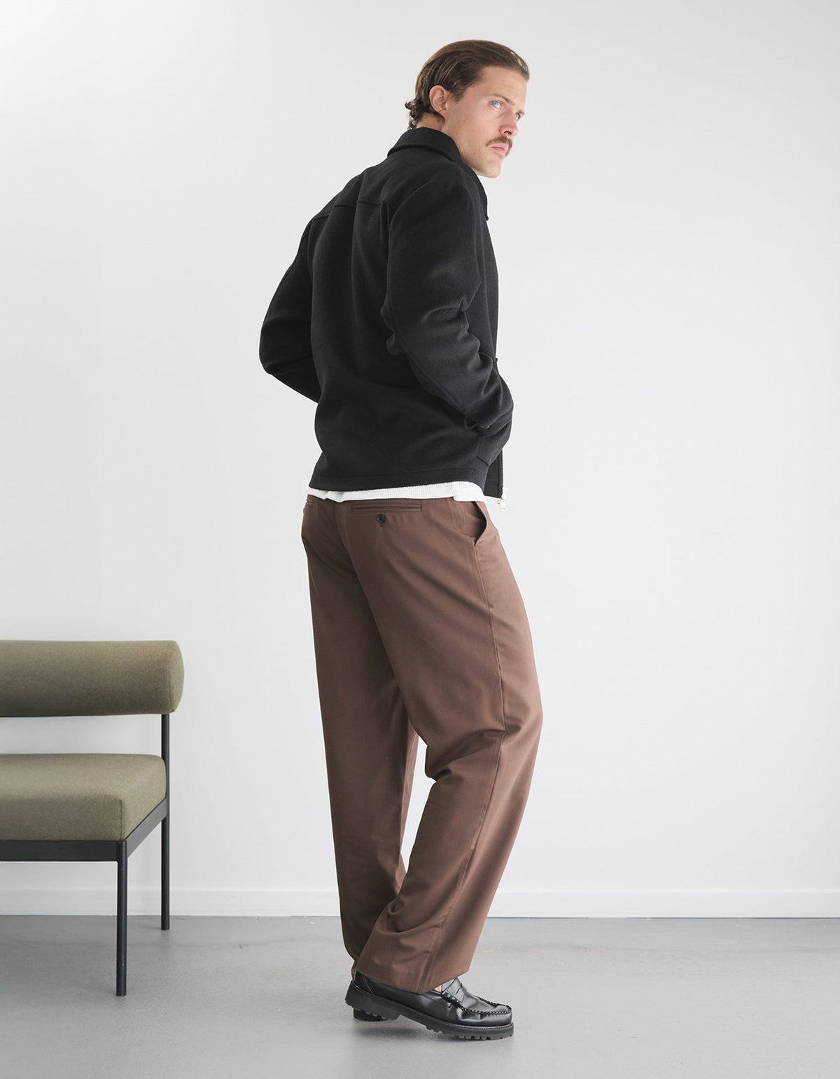 Lombardy Zip Jacket - Black