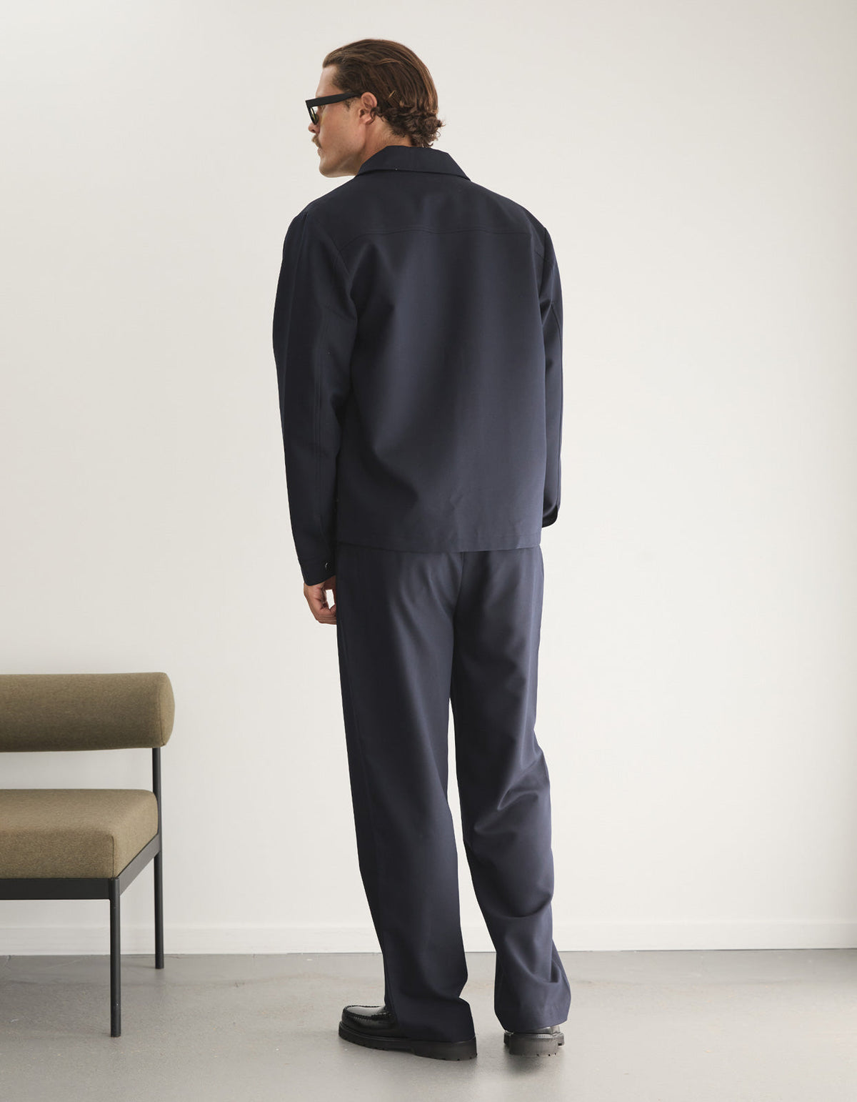 Reale Zip Jacket - Navy