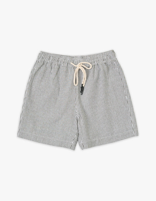 Earl Stripe Walkshort - Khaki/White