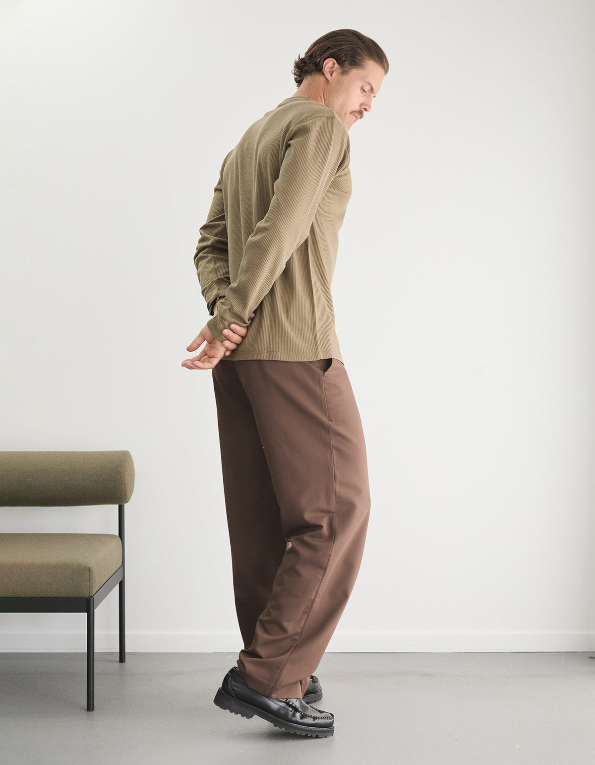 Prescott Waffle - Khaki