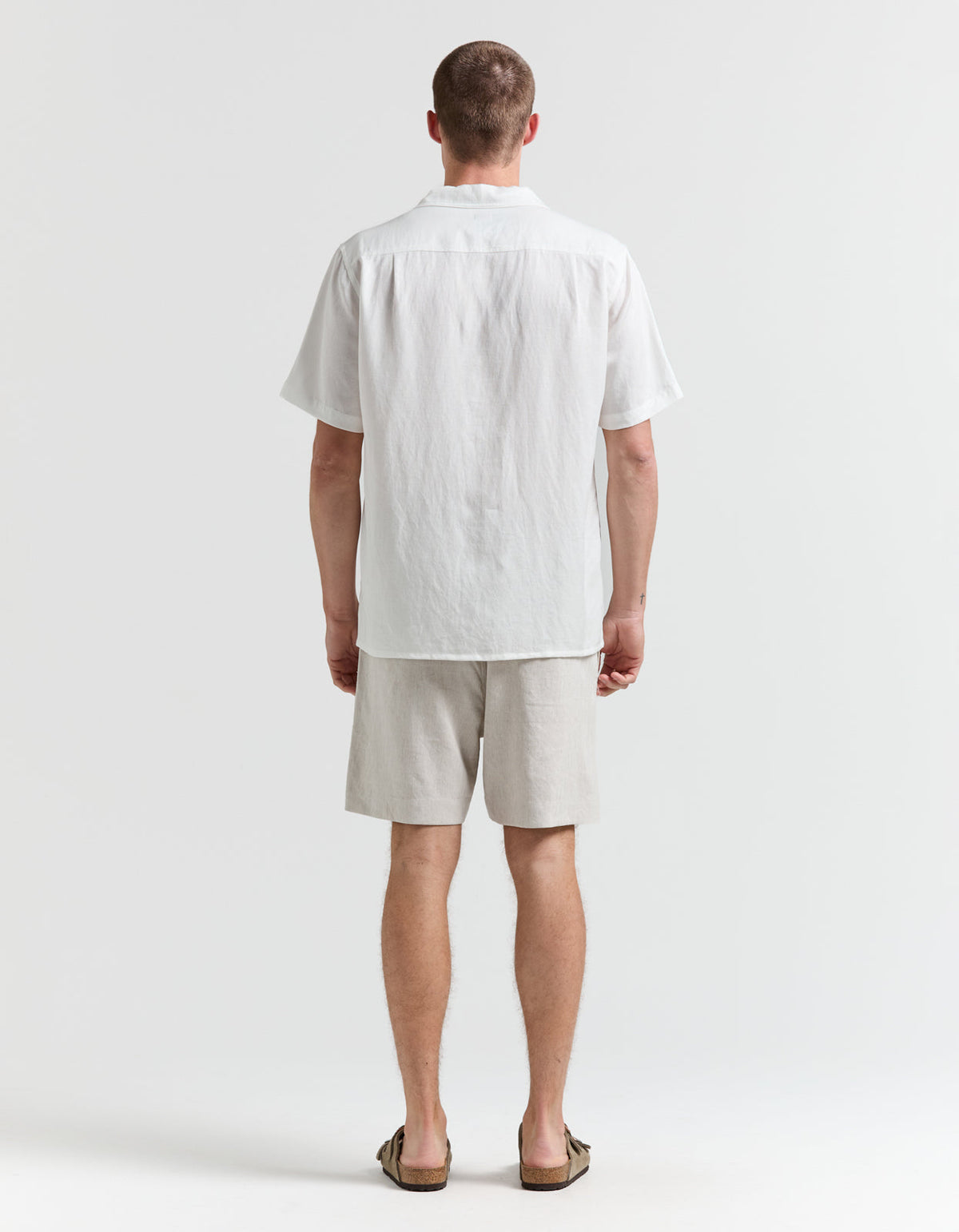 Jose Linen Blend Walkshort - Natural