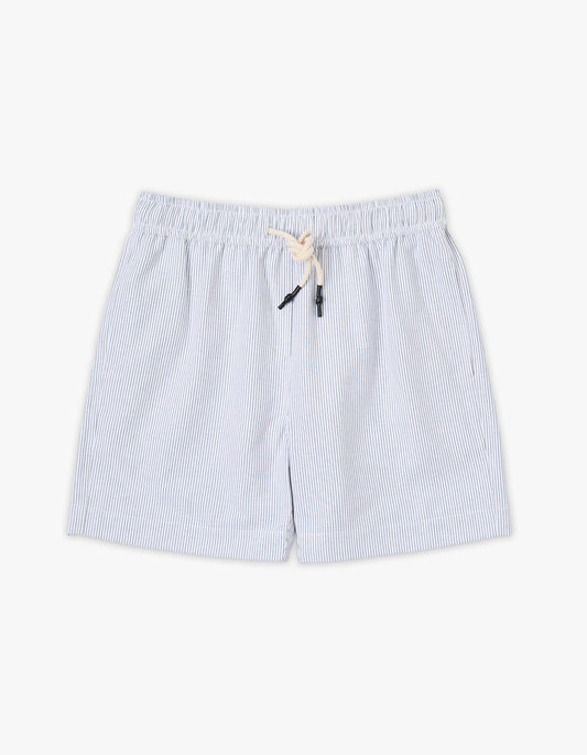 Shipwreck Stripe Walkshort - Black And White Stripe