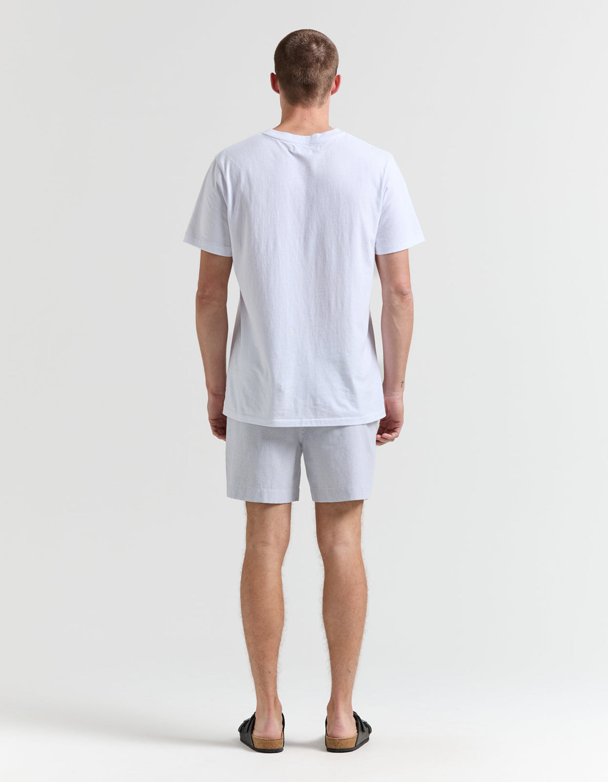 Shipwreck Stripe Walkshort - Black And White Stripe
