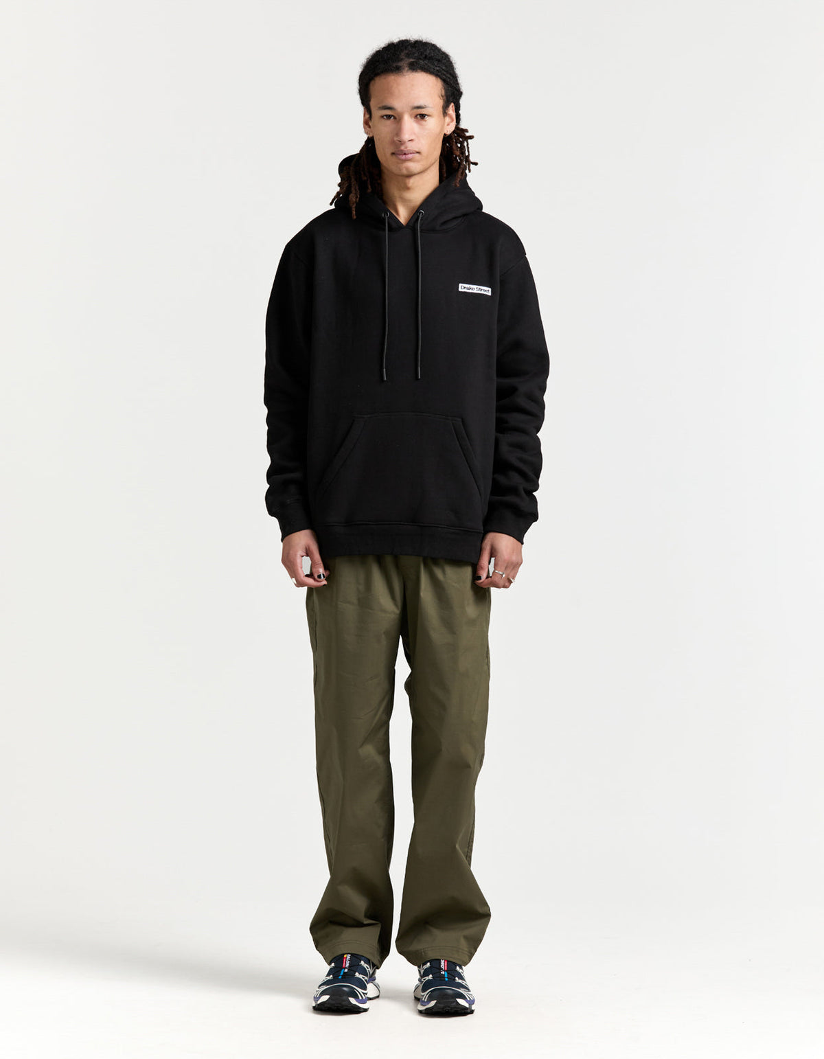 Crossman Hooded Pullover - Black