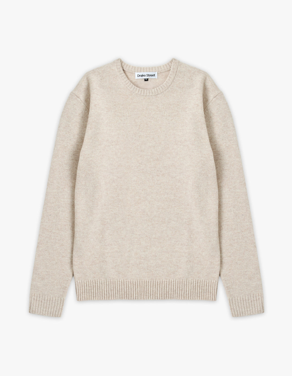 Shoal Wool Knit Crew - Oatmeal