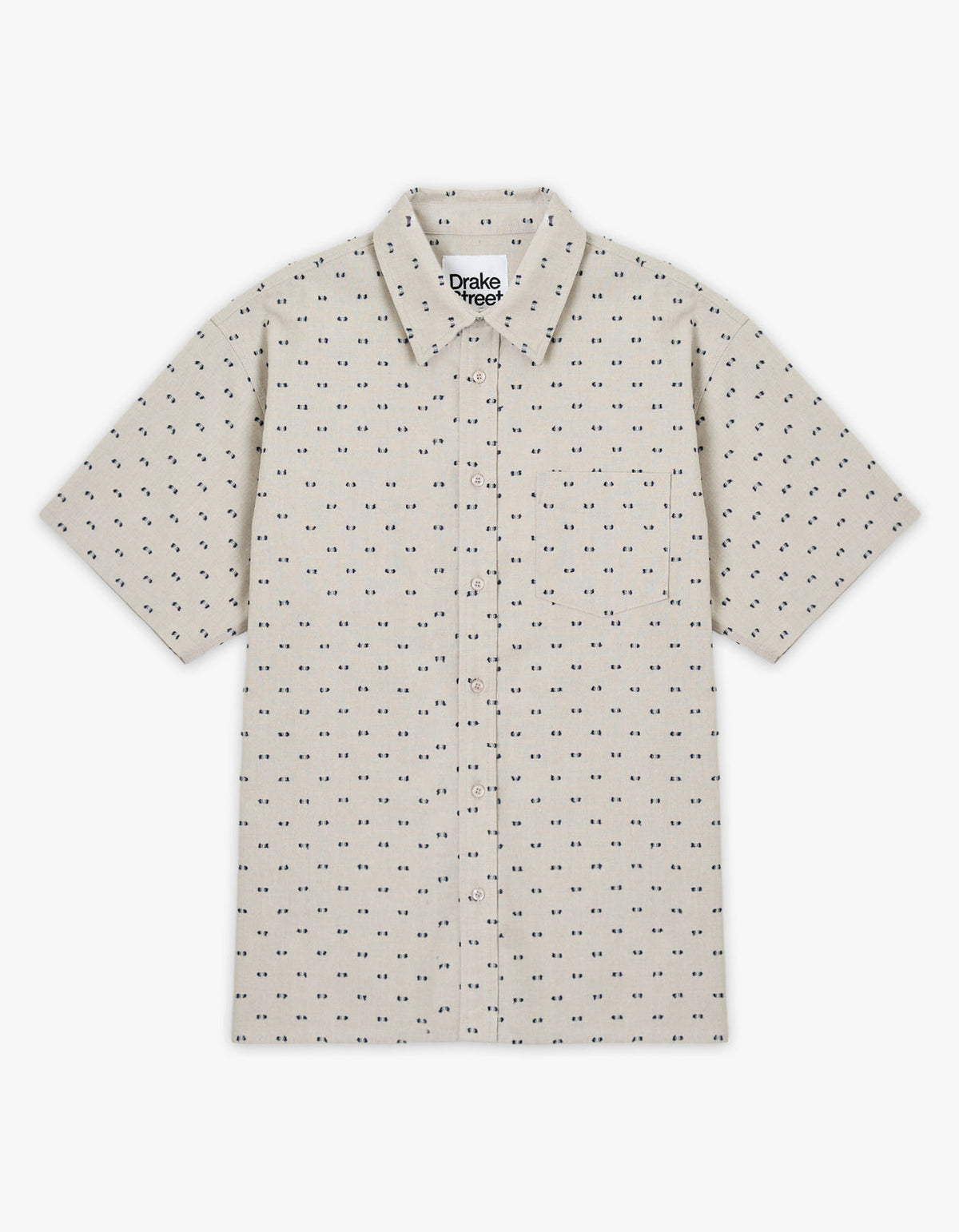 Alto Shirt - Oat/Navy