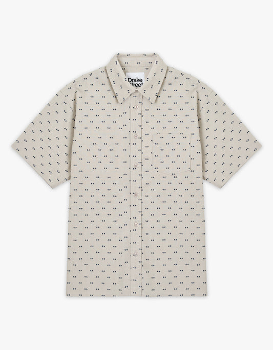 Alto Shirt - Oat/Navy