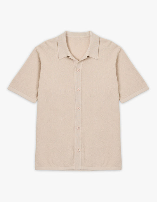 Franklin Knit Shirt - Oatmeal