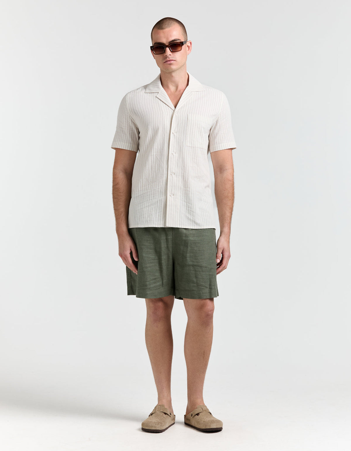 Ridge Shirt - Cream/Beige
