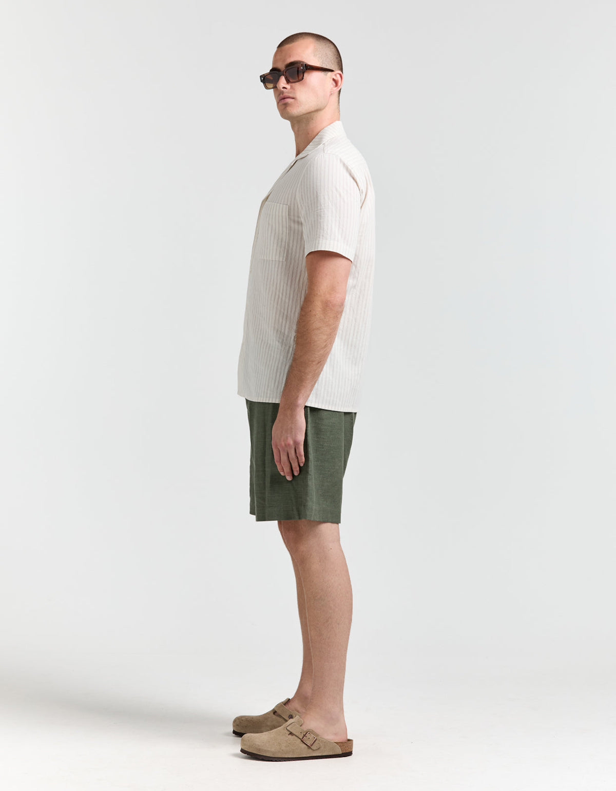 Ridge Shirt - Cream/Beige