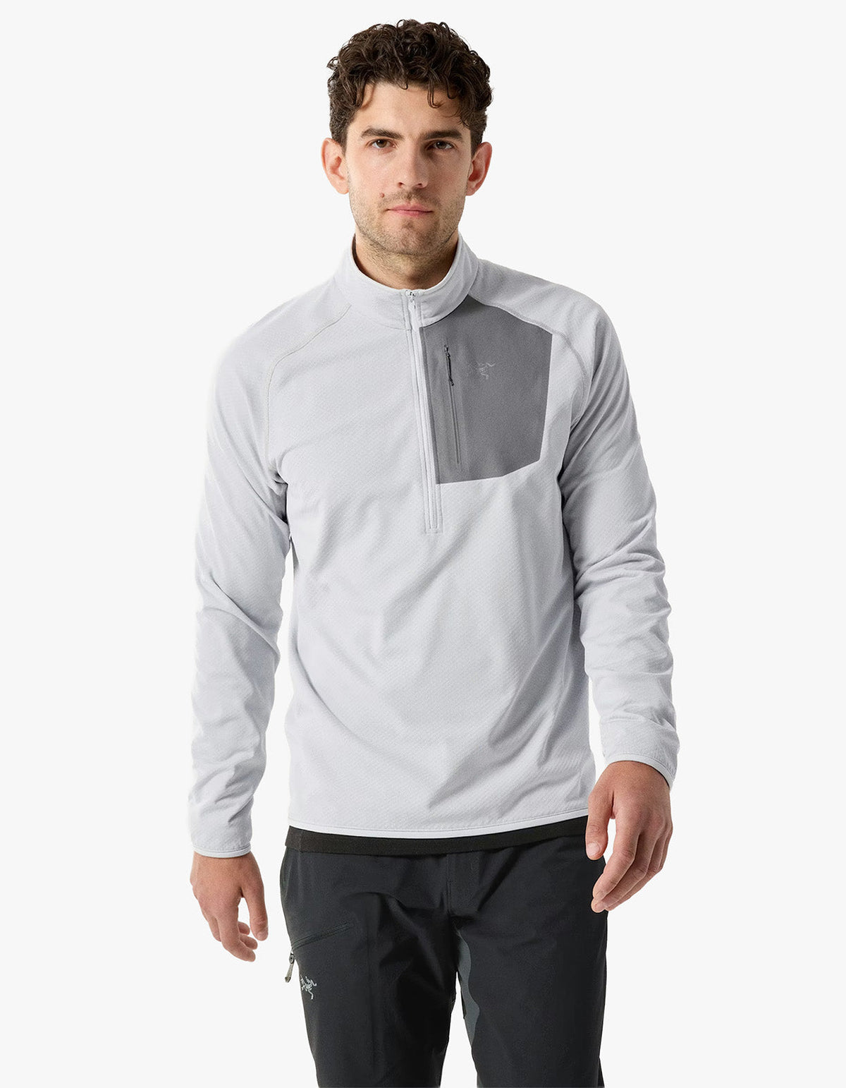 Delta 1/2 Zip Sweat Mens - Solitude/Void