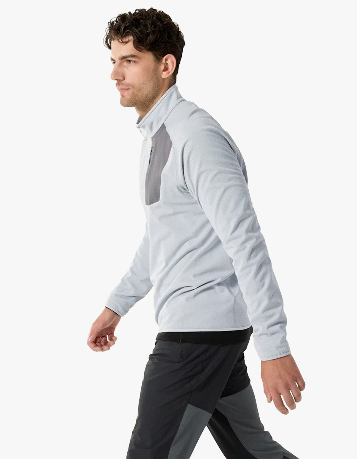 Delta 1/2 Zip Sweat Mens - Solitude/Void
