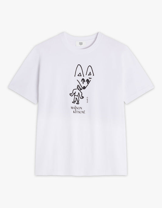 Party Fox Comfort T Shirt - White