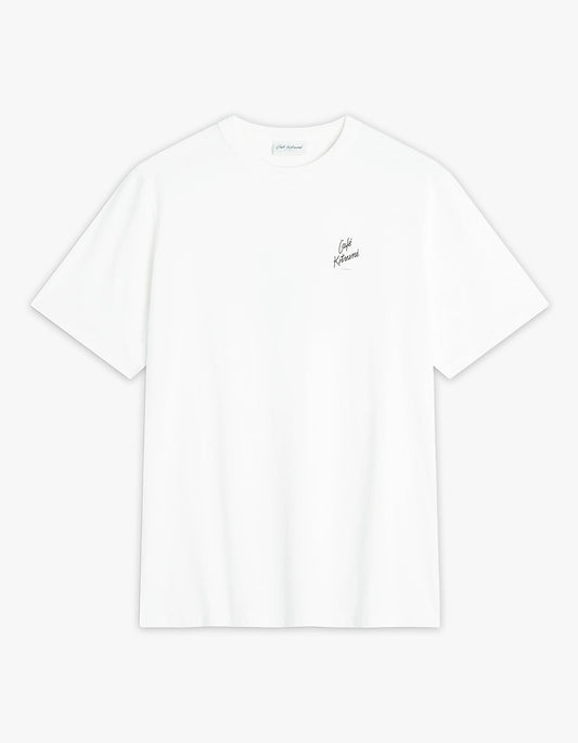Cafe Kitsune Cappuccino Relax T Shirt - Tapioca