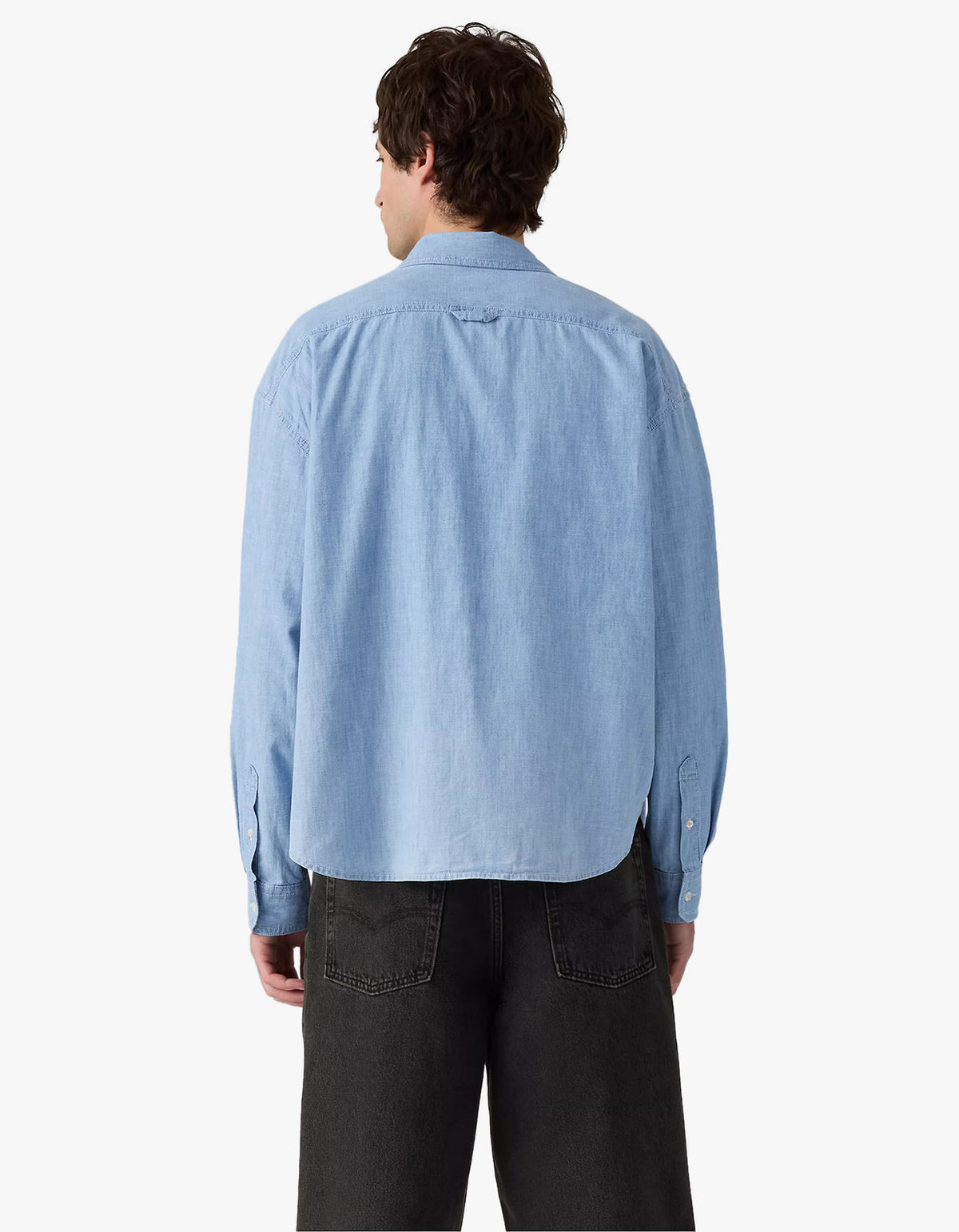 Zandt L/S Cropped Shirt - Charlie Light Chambray