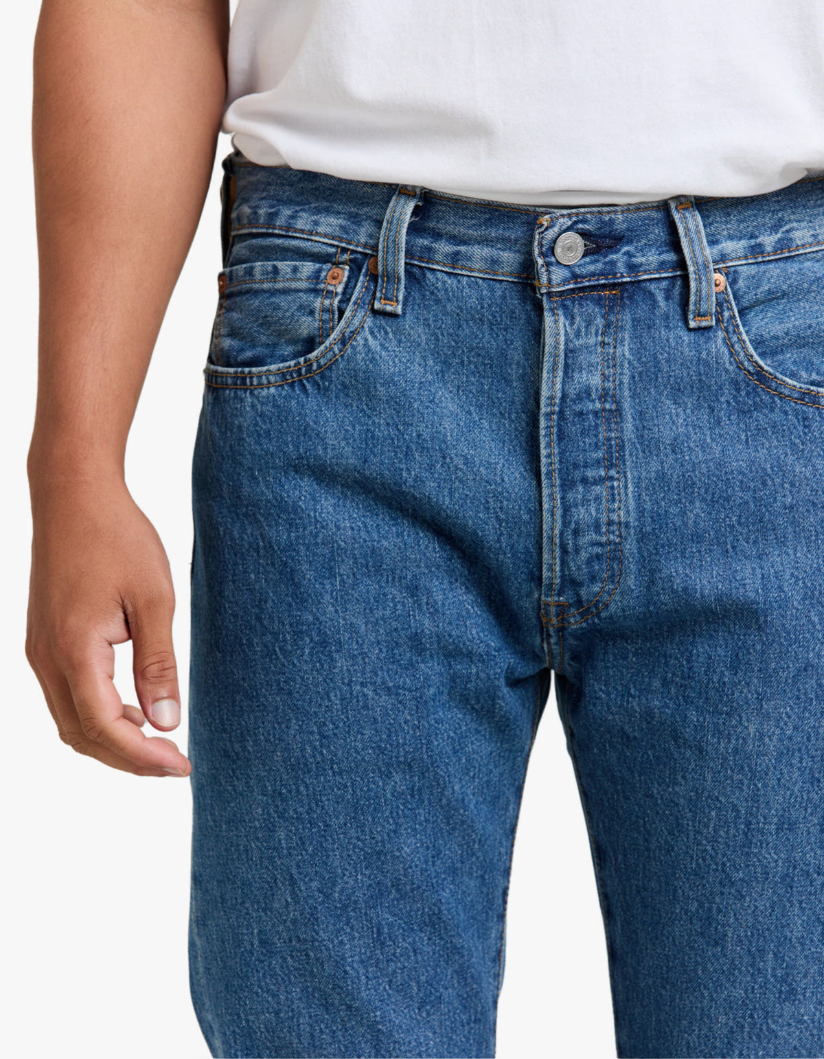 501 Levi's Original Jean - Medium Stonewash