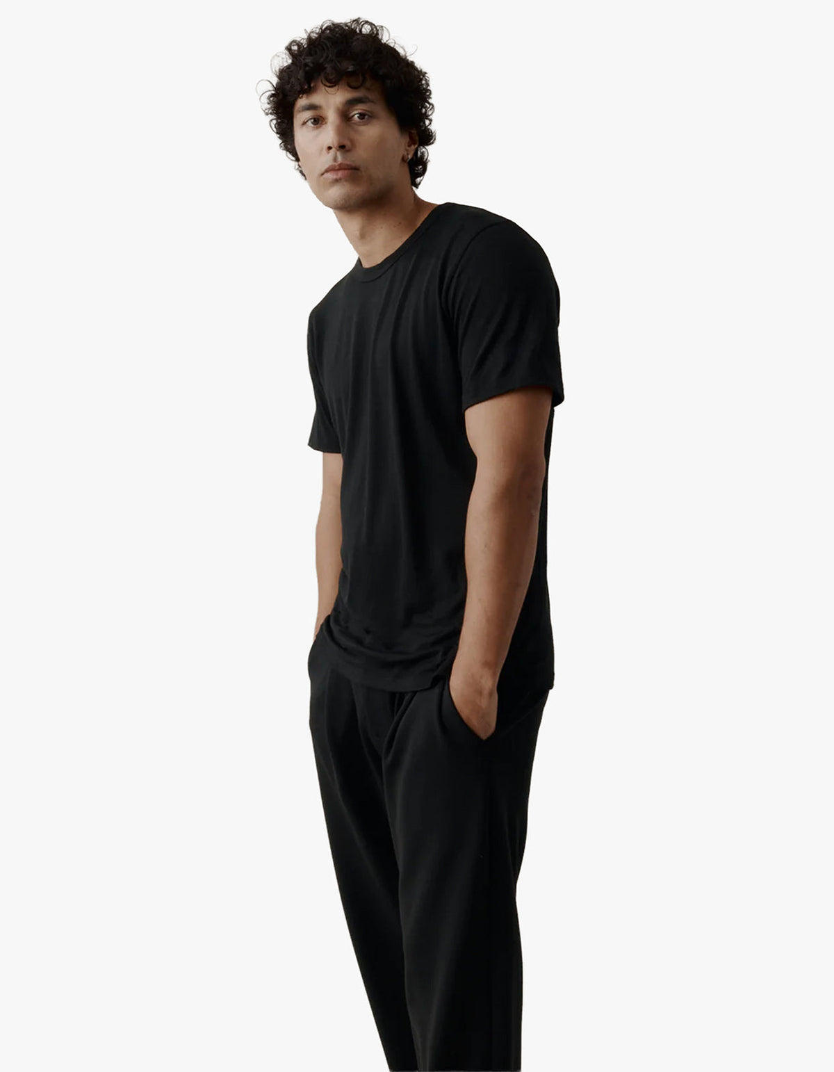 Mens Foundation Merino Tee - Black