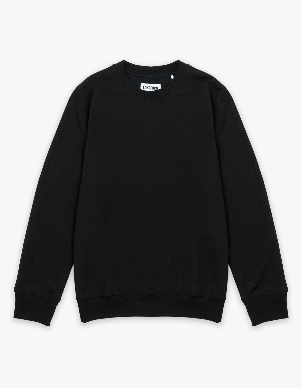 Mens Foundation Merino Sweatshirt - Black