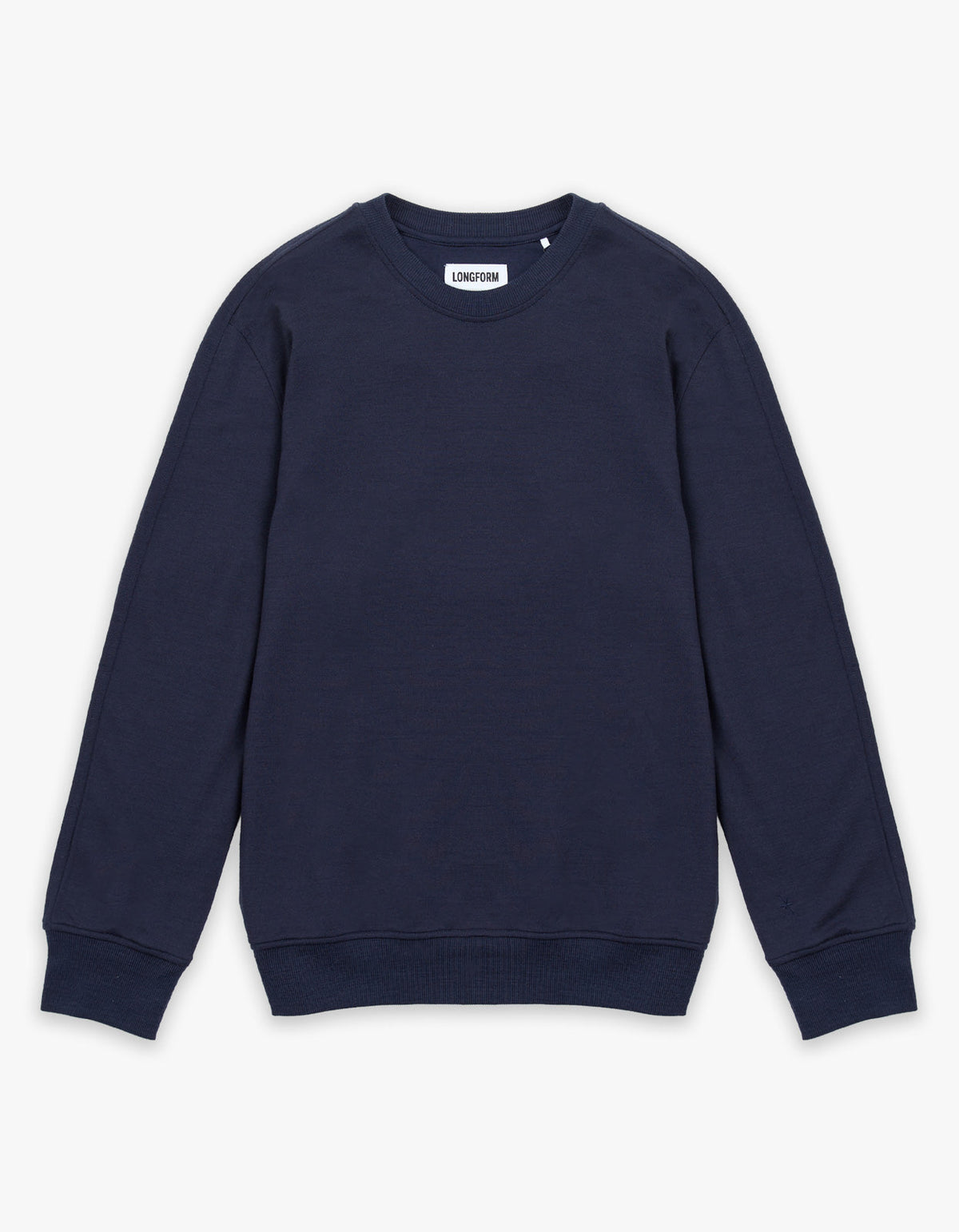 Mens Foundation Merino Sweatshirt - Navy