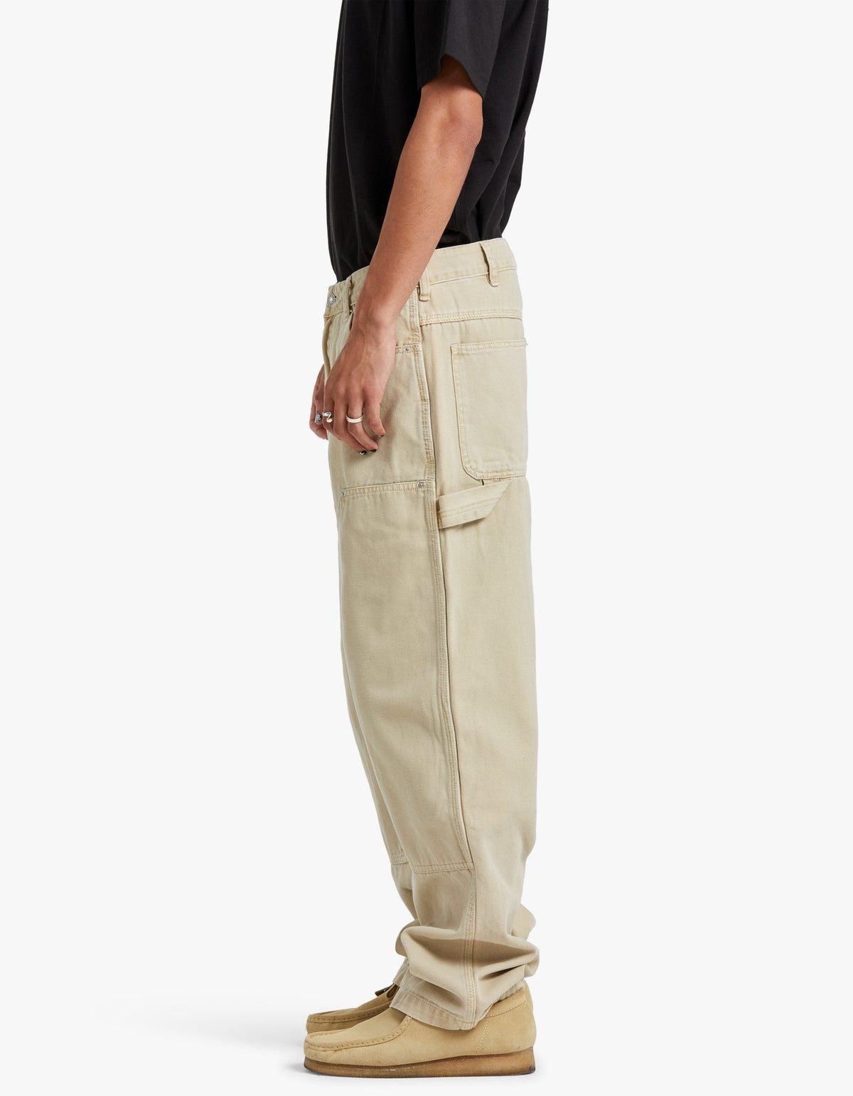 Double Knee Carpenter Pant - Used Natural