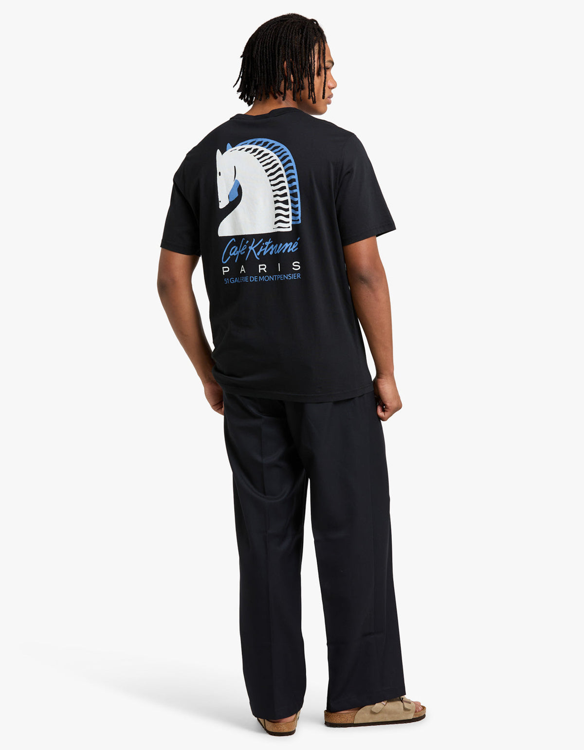Year Of The Horse Relax Tee Shirt - Black