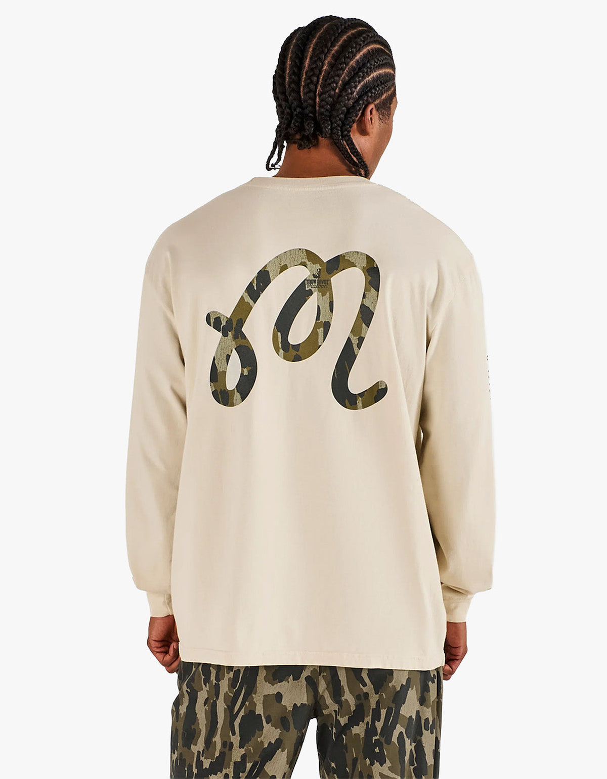 Gorse Tour Divot Camo L/S Tee - Clay