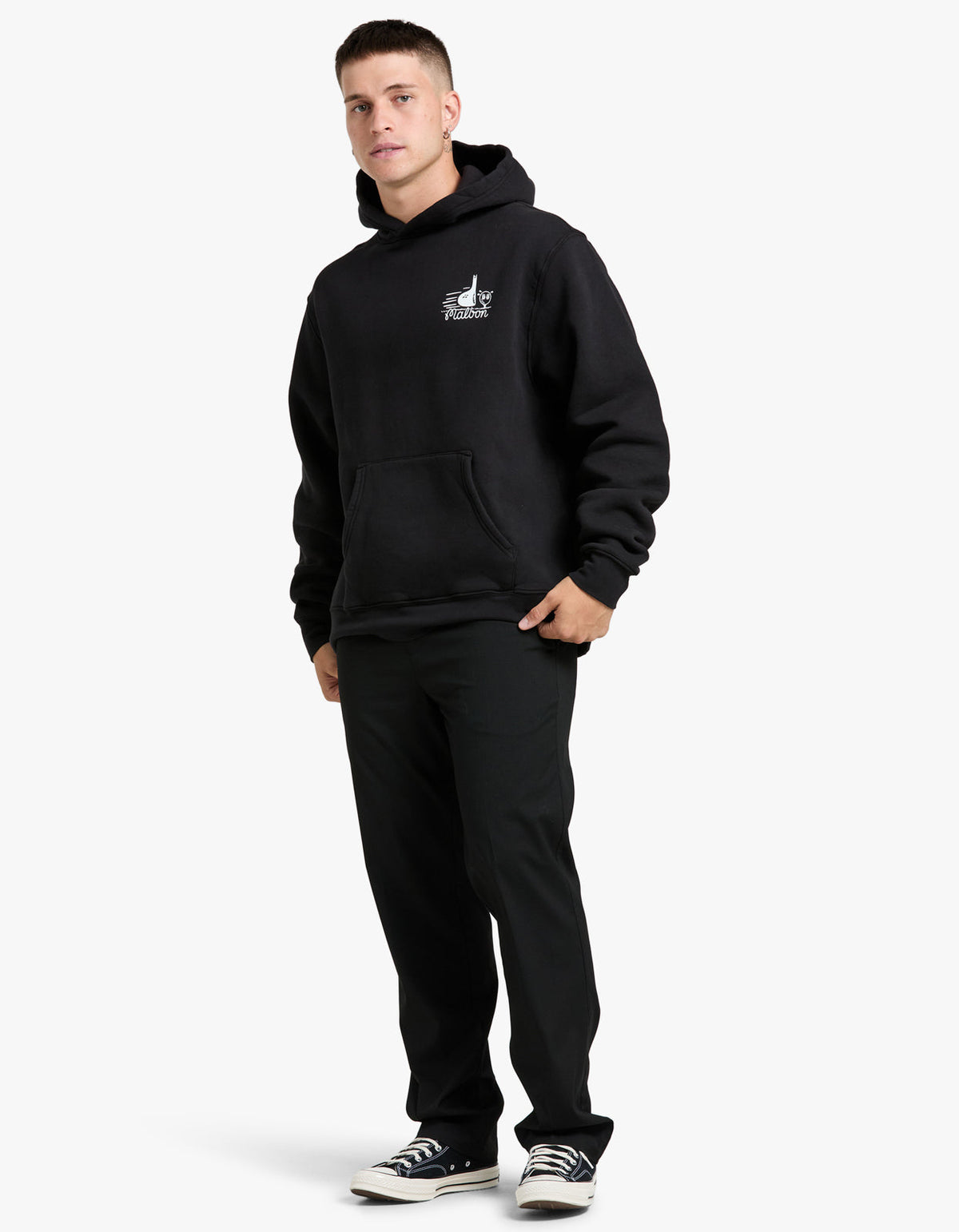 Follow Thru Hoodie - Black