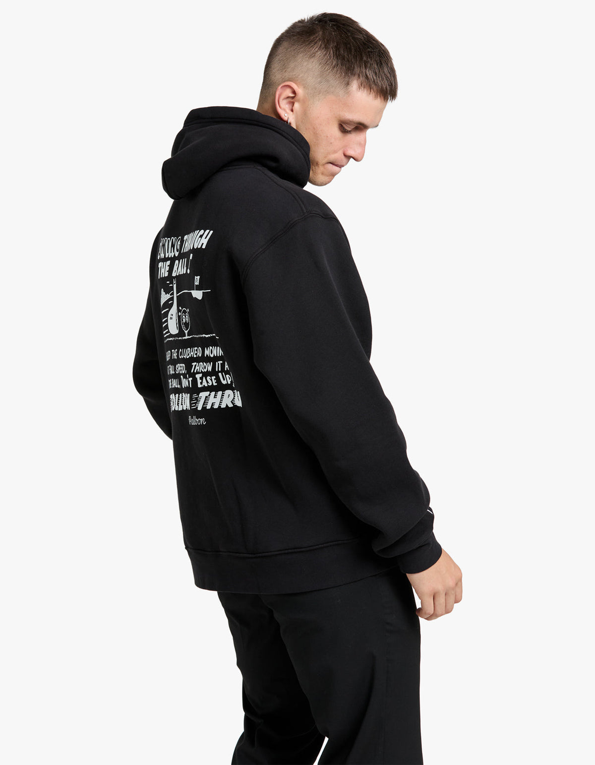 Follow Thru Hoodie - Black